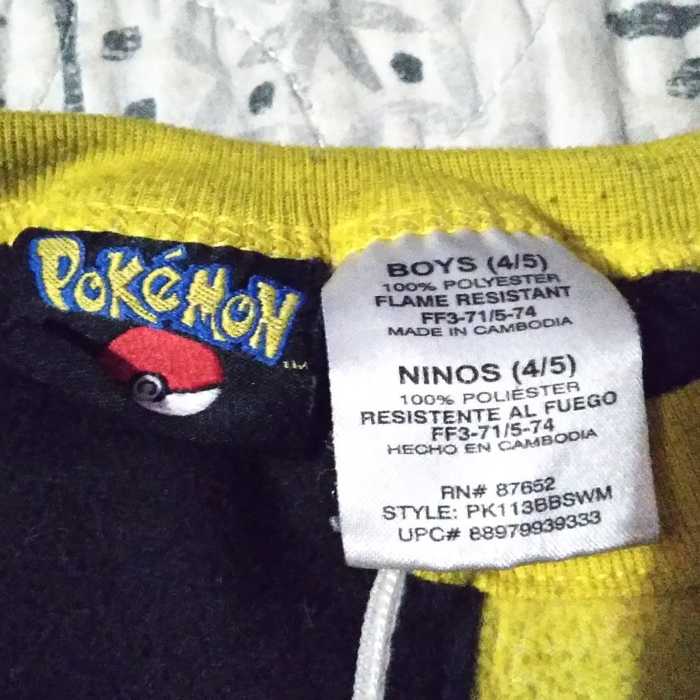 Pokemon Onsie PJs - Picture 2 of 2